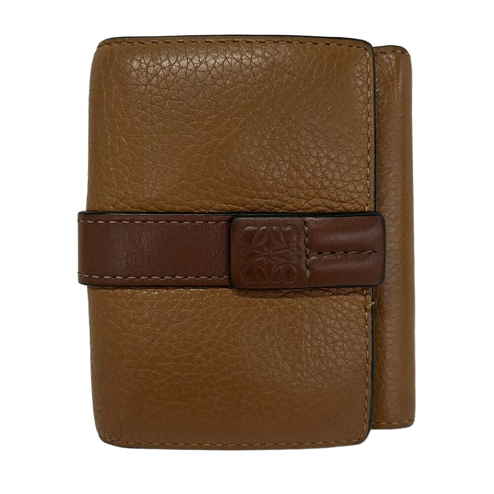 Loewe Trifold Wallet 124.12AB41 Brown Dark Brown